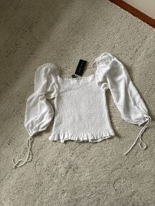 white bardot top NEW
