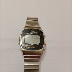 Vintage 1970s Buler Multi Quartz Swiss Digital Watch. Untested.