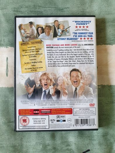 Wedding Crashers 2005 DVD Owen Wilson Vince Vaughn Christopher Walken