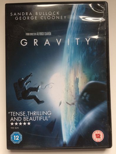 Gravity (Alfonso Cuaron Film) [2013] Sandra Bullock & George Clooney [Movie DVD] Academy Award Winner