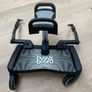 Lascal Black Maxi BuggyBoard Plus Grey Saddle Image 3