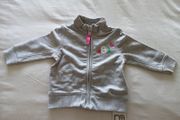 Mothercare Baby Girl Grey Zip-up Top (Brand New)