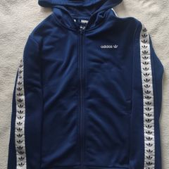 Adidas Originals Trefoil Tape Full-Zip Hoodie  Navy Blue  Age 13-14(164cm)