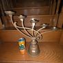 CRAZY CHEAP Waterford Crystal Eagle & Waterford Crystal Tralee Bowl & Bronze Metal Art Nouveau period Vintage Large Candelabra - early 1900's Image 9
