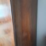 Walnut finish wardrobe, old Image 5