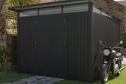 Metal Shed Heavy Duty With Slanted-(9.5ft x 10.3ft/2.9 x 3.1m )