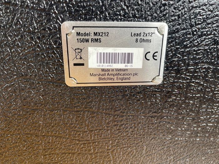 Marshall MX212R 2x12 Speaker Cab