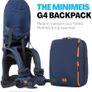 Minimeis G4 shoulder carrier, grey/orange Image 9