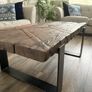Vintage Industrial Coffee Table - 'Rough with the Smooth' Image 3