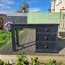solid pine desk with drawers Image 3