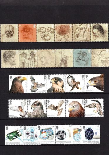 2019 Great Britain Commemorative Stamps Year Pack (includes 5 image showing contents)