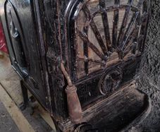 cast iron stove