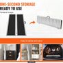 Portable Wheelchair Ramp, 121.9 cm 362.9 kg Capacity, Non-Slip Aluminum Folding Threshold Ramp (Length: 48 inch) Image 3