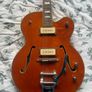 Vintage VSA-850 Semi Acoustic Guitar Upgraded with Lollar P90s Image 6