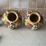 Pair Indian Tree Handpainted Vases HJ Wood Staffordshire Image 7