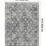 Large 8 x 10 ft Washable Rug, Non-Slip and Tear-Resistant Soft Carpet, Pet & Child Friendly Vintage Area Rugs Image 2