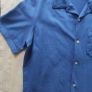 Zara Origins Blue thick Cotton Shirt - Large Image 4