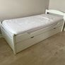 Trundle bed plus single bed (solid beech wood) Image 2