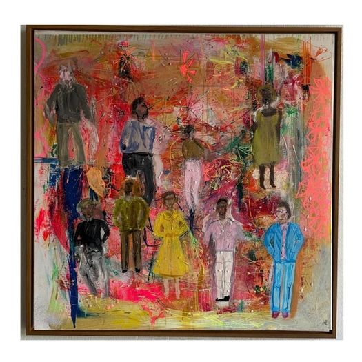 Original Abstract Painting Dublin Figurative Art Production Company Film TV