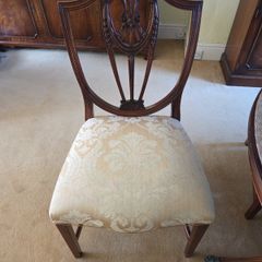 dining table and chairs x8
