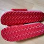 New reflexology massage slippers with stones  red Image 4