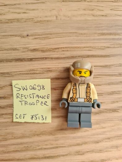 lego sw0698 resistance trooper, set star wars 75131