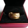 Men's 18K Yellow Gold Plated Ring size V Image 6
