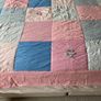 Patchwork quilted Single bed throw Image 2