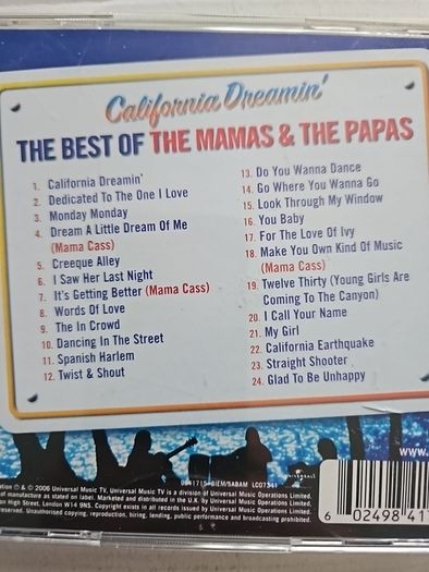 The Mamas And The Papas - The Best Of.