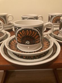 Retro Biltons 18 piece Teaset