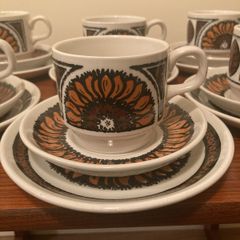 Retro Biltons 18 piece Teaset