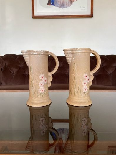 Vintage 1950s Art Deco Style Jugs