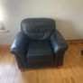 Black 3 seater/2seater/1 seater leather couches Image 5