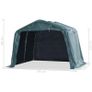 Removable Livestock Tent PVC 550 g/m2 3.3x3.2 m Dark Green Image 8