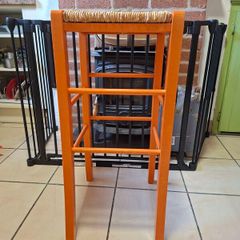 Solid wood high stool X 4