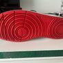 Nike black & red court borough low recraft Boys Youth trainers Image 3