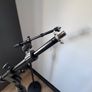 2x Heavy Duty Floor Microphone Boom Stands | Studio Podcast Mic Stands Image 3