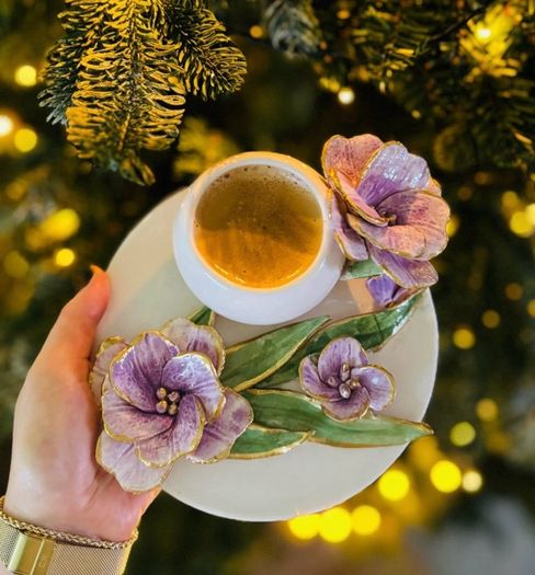 Handmade coffee set