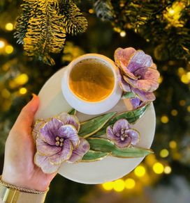 Handmade coffee set