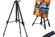 Easel Stand for Art Artist,Adjustable 52-162 cm,with Carry Bag, AOBETAK Aluminum Small Portable Easels for Picture/Poster/Wedding, for Artists Kids Adults Sketching Painting (FREE POSTAGE)