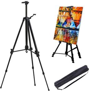 Easel Stand for Art Artist,Adjustable 52-162 cm,with Carry Bag, AOBETAK Aluminum Small Portable Easels for Picture/Poster/Wedding, for Artists Kids Adults Sketching Painting (FREE POSTAGE)