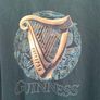 Guinness dark green t-shirt with the classic Celtic harp print  Size XL Image 3