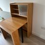 Extendable Dining Table, Natural, Rustic Style With Sideboard Image 5