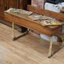 Vintage School Desk & Bench Image 2