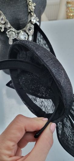 COAST black bow head-piece - Free Size - Rrp 95