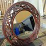 Large Vintage Syroco Resin Mirror Image 3