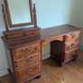 Pine Dresser/Dressing Table, Mirror, Drawers Image 2