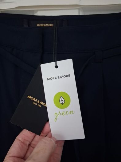 More & More Navy Trousers - UK 12 DE 38 - BNWT RRP 90
