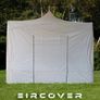 Pop Up Gazebo 3m x 3m  (10' x 10') Alu Frame White Image 4