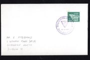 1977 Ireland 30th IOMTR (International Organisation for Motor Trades and Regarins Congress, Burlington Hotel, Dublin 4 cancel tying 9p Gerl definitive stamp